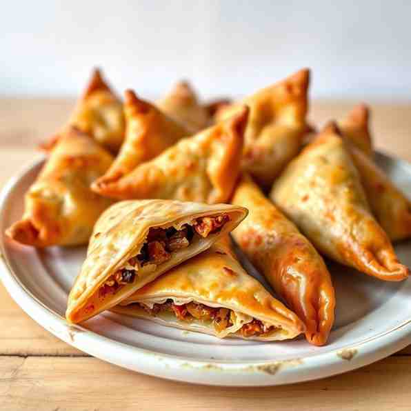 Crispy Gluten-Free Samosas - Easy Baked Pockets